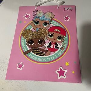 L.O.L. Surprise! Pink and Gold Star Gift Bag